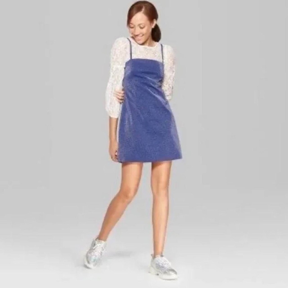Wild Fable Sparkly Blue Dress